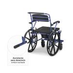 Cadeira De Banho Higienica D70 4 Em 1 Em Aluminio Com Suporte De At� 200kg Dellamed - Foto 9