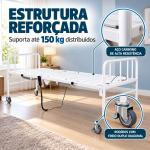 Cama Hospitalar Manual Dobr�vel Evolution Pilati Com Grade At� 150kg - Foto 2