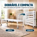 Cama Hospitalar Manual Dobr�vel Evolution Pilati Com Grade At� 150kg - Foto 3