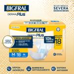 Fralda Geri�trica Adulto Derma Plus Economica 18 Unidades Bigfral - Foto 3