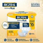 Fralda Geri�trica Derma Plus Economica 16 Unidades Bigfral - Foto 2