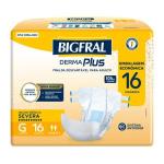 Fralda Geri�trica Derma Plus Economica 16 Unidades Bigfral - Foto 1