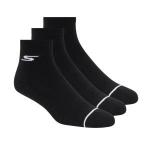 Kit 3 Pares Meia Skechers Quater Prem Basic Cano Medio S119050 Masculino - Foto 1