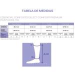 Meia Sigvaris Select Comfort 3/4 Panturrilha Fechada 15-20mmhg - Foto 2