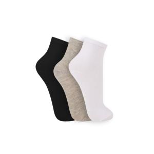Kit 3 Pares Meia Basica Cano Medio Algodao Trifil
