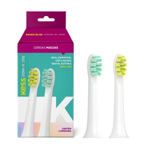 Refil Escova De Dente Eletrica 2 Unidades Soni-K Kess
