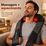 Colete Massageador Abra�amed Para Pesco�o Ombros E Lombar Dellamed - Foto 4