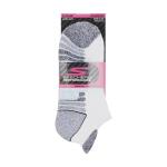 Kit 3 Pares Meia Skechers Performance Grey W Color Pop Cano Curto S110098 Feminino - Foto 2