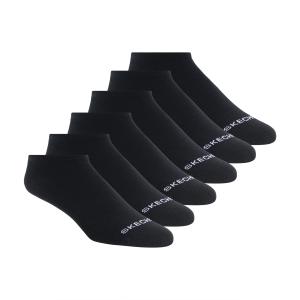 Kit 6 Pares Meia Skechers Cotton Nshw Socks Invisivel S116979 Feminino