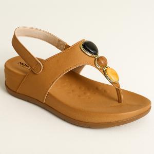Sandalia Modare Napa Floather Nature 7207.102.21736 Feminino