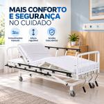 Cama Hospitalar Manual Fawler Evolution Fit Pilati Com Eleva��o E Grades - Foto 2