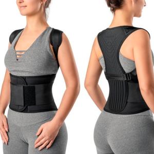 (O)Corretor Postural Ergonomico Hidrolight PP PRETO 