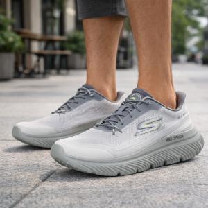 Tenis Skechers Slip Ins Go Walk Max Cushioning Hyper Burst Masculino - Foto 3