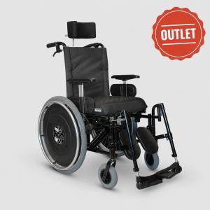 Outlet �ltima Chance Cadeira Rodas Avd Reclinavel Pneu Inflavel Aluminio Ortobras 40 PRETO