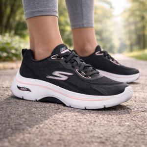 T�nis Skechers Go Walk Arch Fit 2.0 125346 Feminino Slip-Ins - Foto 3