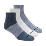 Kit 3 Pares Meia Skechers Mn Quarter Colorblock S118998 Masculino - Foto 1