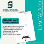 Suporte Soro Regul�vel Haste Alum�nio Sequencial - Foto 3
