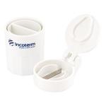 Estojo Para Comprimidos 3 Em 1 Incoterm Corta, Amassa E Armazena - Foto 2