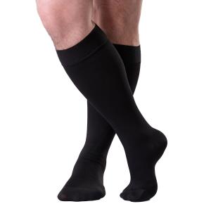 Meia Sigvaris 30-40mmhg Panturrilha 3/4 Reduce Preta