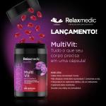 Suplemento Multivit Relaxmedic 60 C�psulas - Foto 6