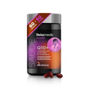 Suplemento Q10+ Coenzima Com Vitamina E Relaxmedic 60 Cpsulas