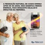 Suplemento Q10+ Coenzima Com Vitamina E Relaxmedic 60 C�psulas - Foto 5