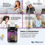 �mega 3 Concentrado Relaxmedic Alta Pureza Epa E Dha - Foto 4