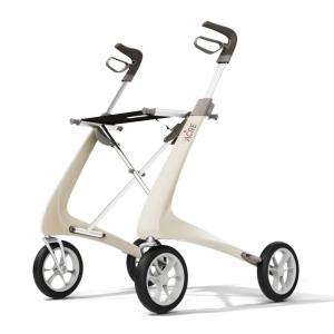 Andador Com 4 Rodas E Fibra De Carbono Carbon Ultralight Regular Byacre Ultra Leve