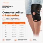 Joelheira Com Refor�o Patelar Para Suporte Do Joelho - Foto 3