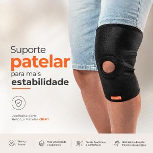 Joelheira Com Refor�o Patelar Para Suporte Do Joelho - Foto 9