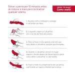 Meia Jobst Opaque 3/4 Panturrilha Unissex 15-20mmhg Aberta - Foto 3