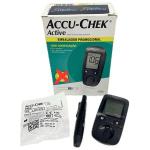 (O)Kit Glicose Accu Chek Active Novo Roche - Foto 1