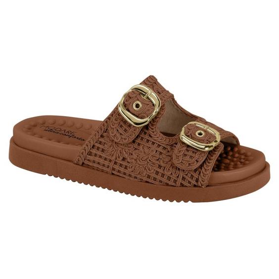 Sandalia Modare Gaspea Pronta Istambul Napa Floather Nature Feminino
