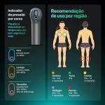 Massageador Pistola Deep Therapy Flex Relaxmedic - Foto 5