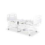 Cama Motorizada Hospitalar Evolution Steel Pilati Branca Com Grades E Rod�zios - Foto 2