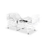 Cama Motorizada Hospitalar Evolution Steel Pilati Branca Com Grades E Rod�zios - Foto 1