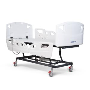 Cama Hospitalar Motorizada Com Grade Bett Care 3 Movimentos Injetada Ortobras BRANCA 