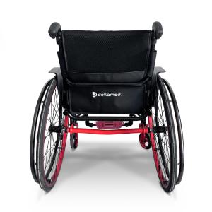 Cadeira De Rodas Monobloco Em Aluminio M2 Max Moving Dellamed At� 120kg - Foto 2