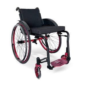 Cadeira De Rodas Monobloco Em Aluminio M2 Max Moving Dellamed At 120kg 42X41 VERMELHO 0001000556