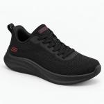 T�nis Casual Skechers Bobs Moda Flex 118155 Masculino Memory Foam - Foto 3