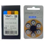 Pilha Para Aparelho Auditivo 312 Power One Com 6 Unidades - Foto 2