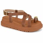 Sandalia Modare Napa Floather Nature Feminino - Foto 1