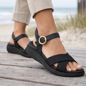 Sand�lia Modare Elastico Napa Floather Nature Feminino - Foto 2