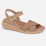 Sand�lia Modare Elastico Napa Floather Nature Feminino - Foto 1
