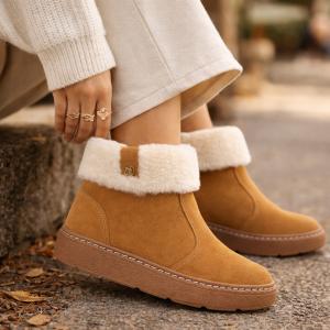 Bota De Camur�a London Pelo Lisboa Feminino Modare - Foto 2