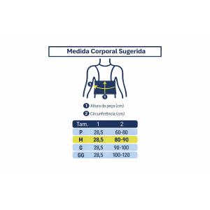 Colete Putti Baixo Max Com Suporte Lombar Dellamed - Foto 2