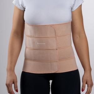Faixa Abdominal 4 Pain�is Ortho Care Dellamed Com Compress�o P BEGE
