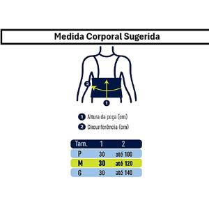 Faixa Abdominal 4 Pain�is Ortho Care Dellamed Com Compress�o - Foto 5