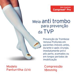 Meia Jobst 3/4 Comprinet Pro Antitrombo 15-20mmhg - Foto 3