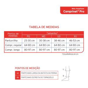 Meia Jobst 7/8 Comprinet Pro Antitrombo 15-20mmhg - Foto 2